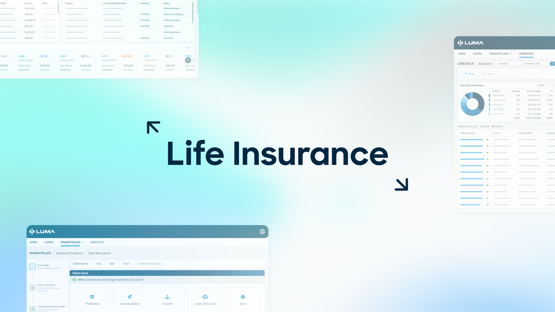 Life Insurance Technology First Integrated Life Insurance & Annuities Platform by Luma